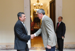 26 June 2016  The Foreign Affairs Committee Chairman in meeting with the Georgian Ambassador 
